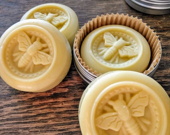 Lavender Hard Lotion Bar with Bees Wax