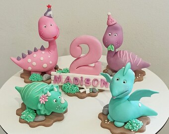 Dinosaur Cake Topper Birthday Cake Topper Dinosaur Birthday Baby Dinosaur Party Cake Topper Dino