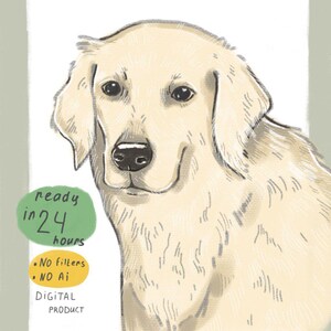 Caricature dog portrait, custom cartoon pet, ugly portrait, pet loss gifts, DIGITAL PRODUCT