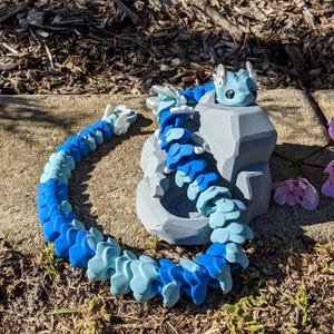 Large Cupid Snake - 3D Printed articulated Flexi Fidget toy