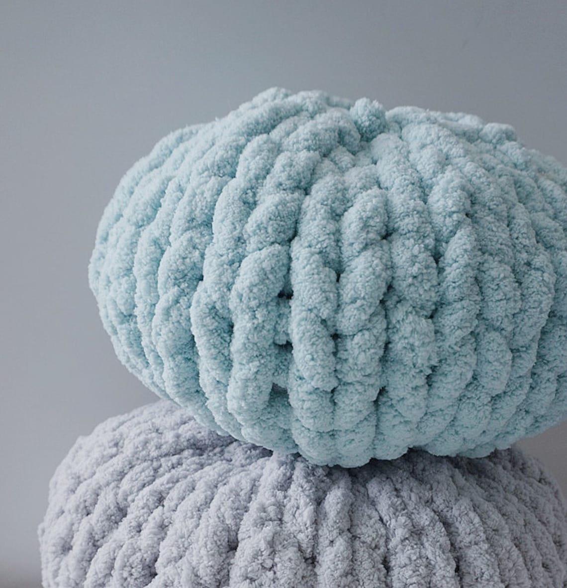Handmade Chunky Chenille Pillow/Chunky Pillow/Chunky Knits/ Etsy
