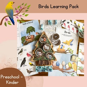 Toddler and Preschool Spring Learning Activities Packet