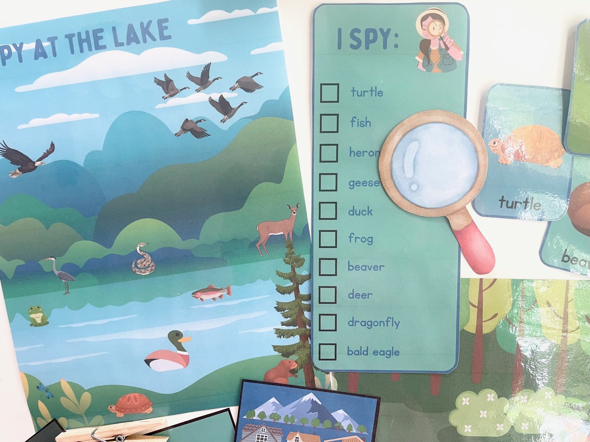 Lake Learning Pack Preschool Activities Pond Unit - Etsy