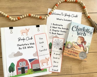 Charlottes Webbuchstudie . Literaturstudie, Buchstudie für zu Hause, Buchklub für Littles, Lehrplan für zu Hause