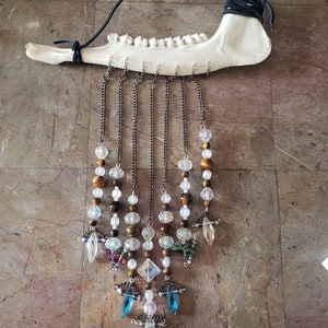 Deer jawbone sun catcher