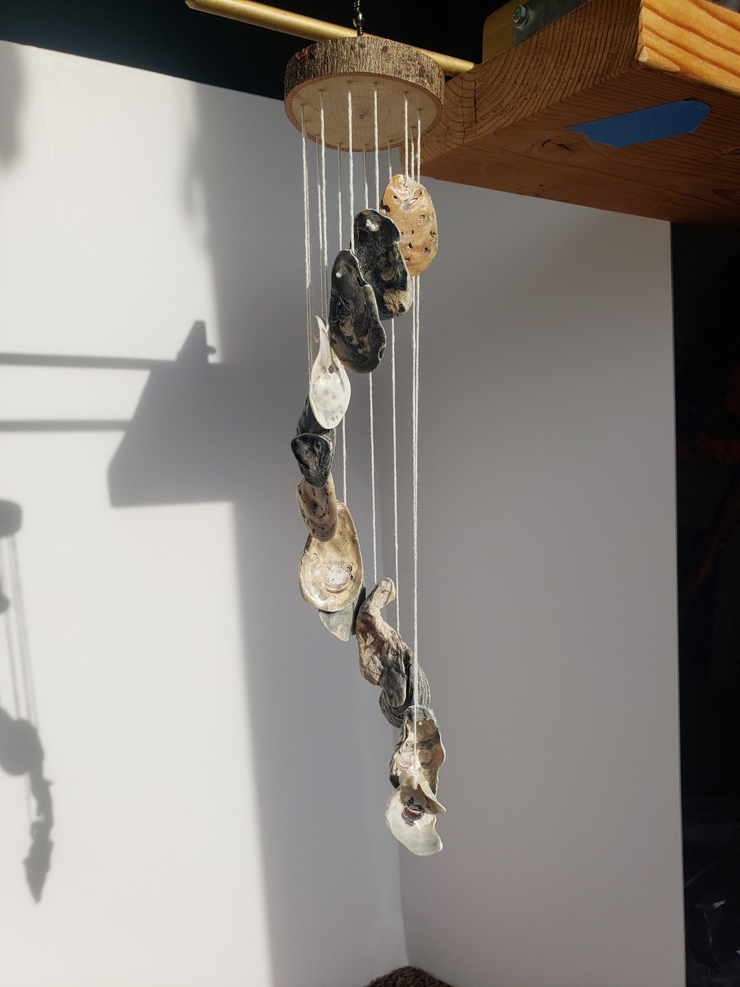 Mini Oyster Shell Chime - Etsy