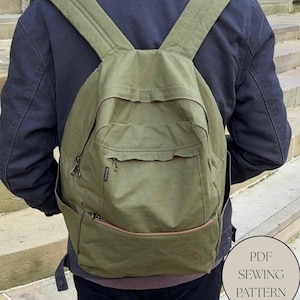 Backpack sewing pattern