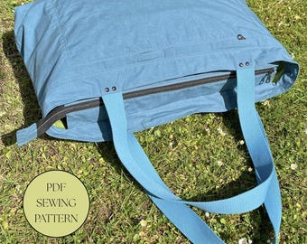 Everyday tote bag sewing pattern
