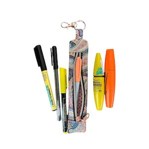 zipped pen case keychain image 7