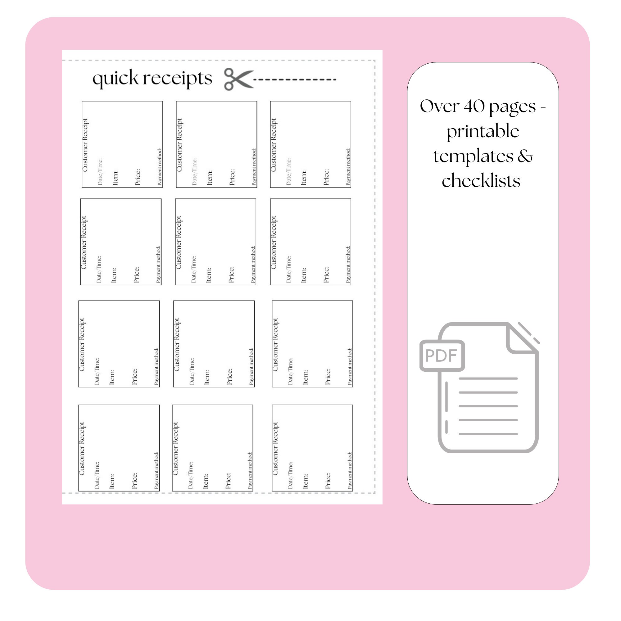 Craft Fair Planner Printable Templates - Etsy