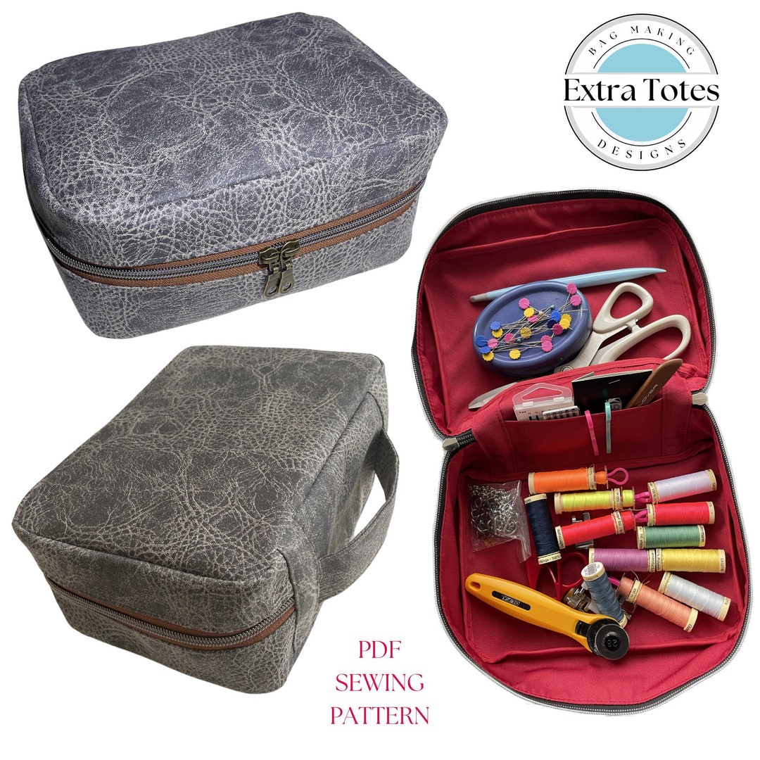 Sewing Case Pattern Medium Size Zipped Case Sewing Pattern the Lozenge - Etsy