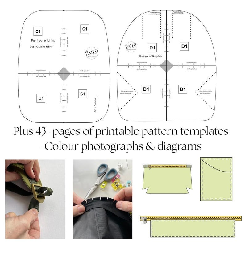 Backpack sewing pattern image 12