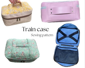 Large Train case/vanity case sewing pattern The Oval