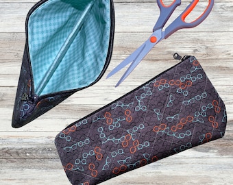 Crafty case Geteilte Reißverschlusstasche