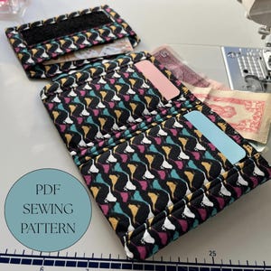 Tri-fold wallet - sewing pattern