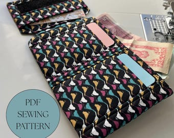Tri-fold wallet - sewing pattern