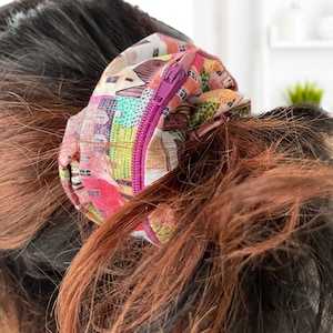 Padrão de costura para carteira scrunchie/carteira de pulso