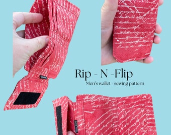 Tri-fold wallet - sewing pattern