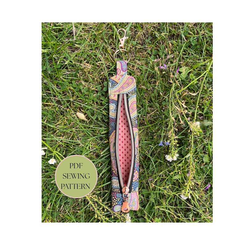 zipped pen case keychain image 3