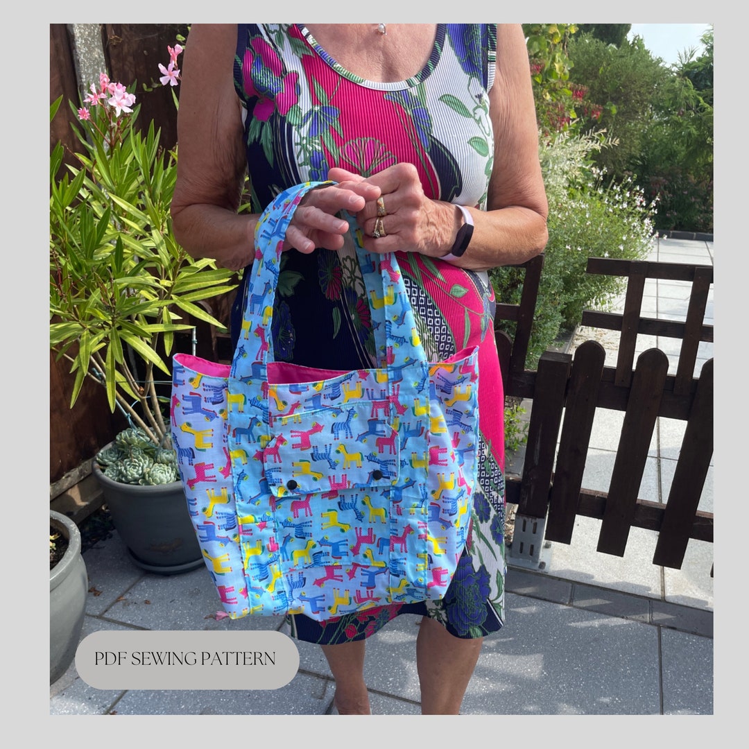 Back 2 Basics Simple Tote Bag Sewing Pattern PDF - Etsy