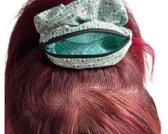 Schnittmuster für Scrunchie Geldbeutel