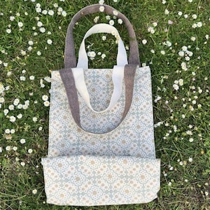 motif de sac fourre-tout en tissu