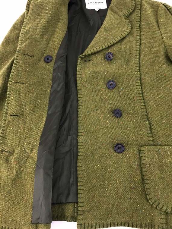Vintage Marc Jacobs Look Peacoat Jacket Double Br… - image 3