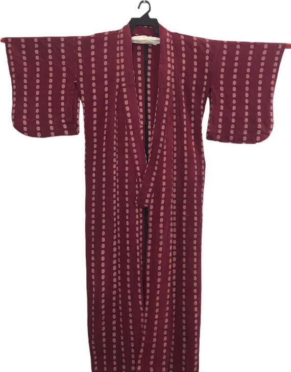 Vintage Kimono Japanese Traditional Noragi Haori … - image 1