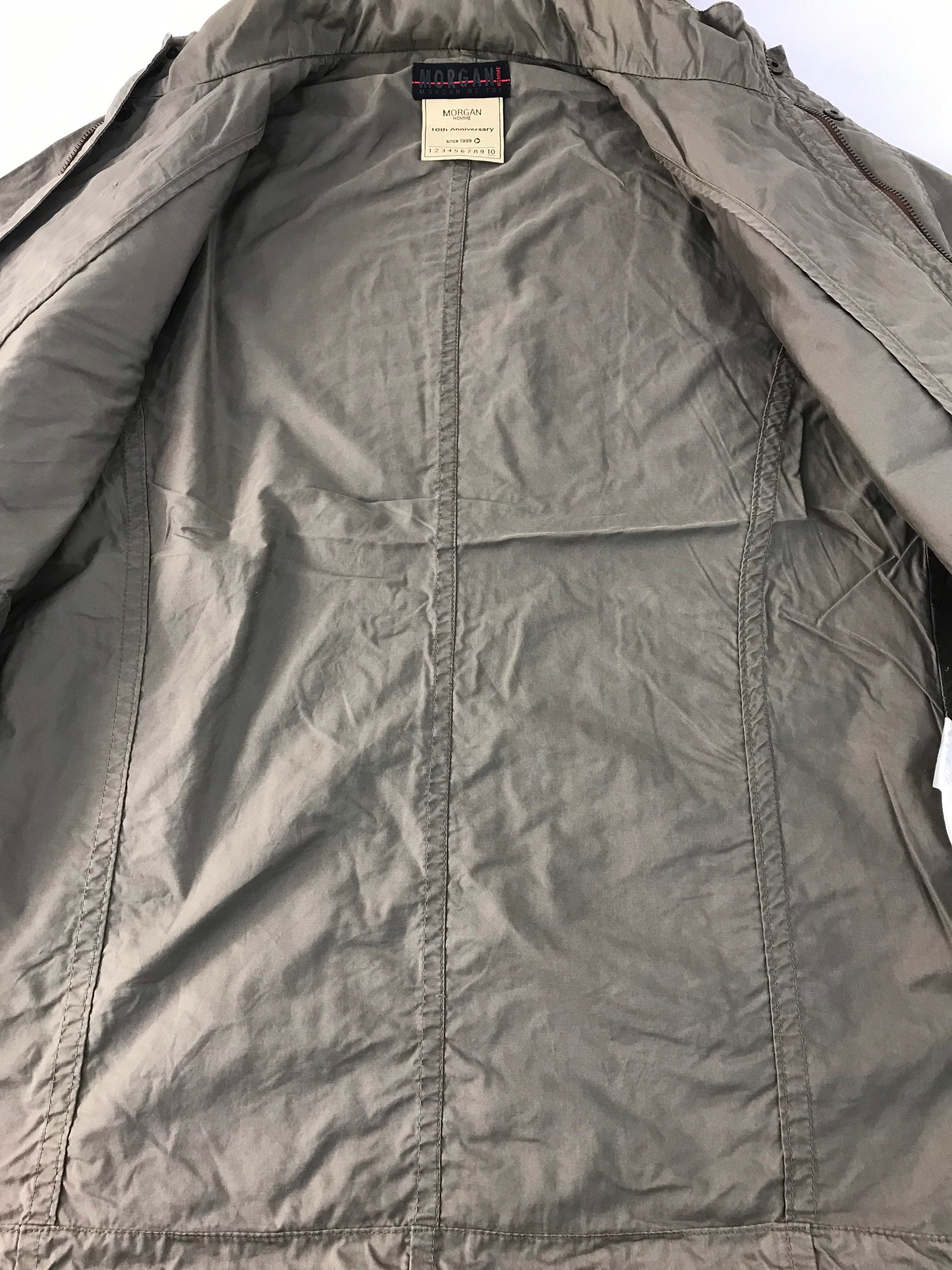 Vintage Morgan Homme 10th Anniversary Jacket Tactical Multipockets 