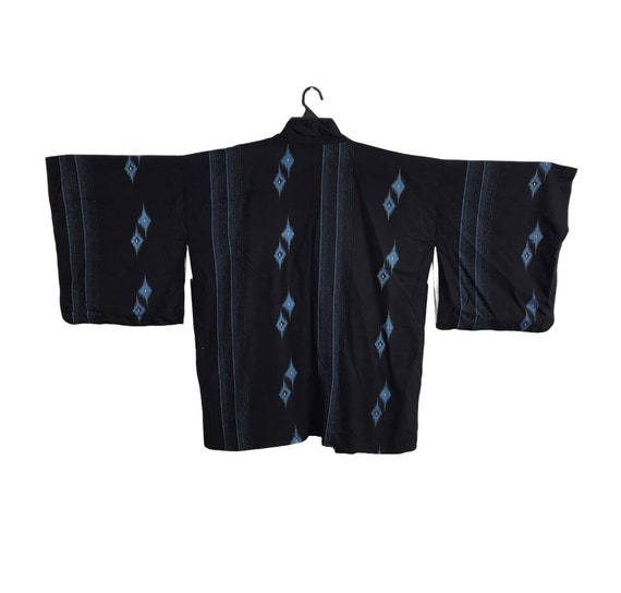 Vintage Kimono Japanese Traditional Noragi Haori … - image 1