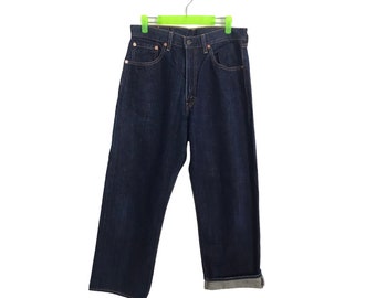 Vintage 90s Levi's & Strauss Lot 504 Distressed Denim Jeans Indigo