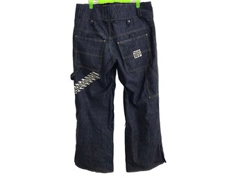 Vintage True Religion Joey Big T Usa Flaps Pocket Design Zipper