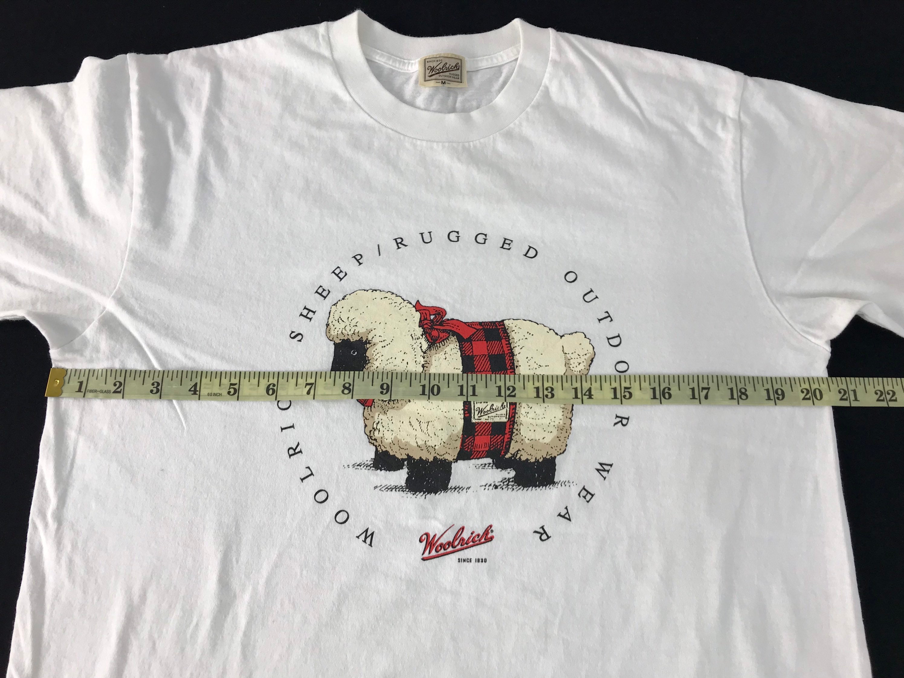 Vintage Woolrich Sheep Rugged Outdoor Wear T-shirt Sheep Printed