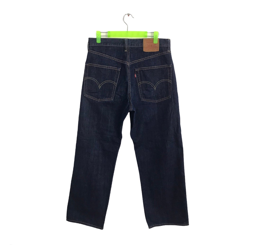Vintage 90s Levi's & Strauss Lot 504 Distressed Denim Jeans Indigo