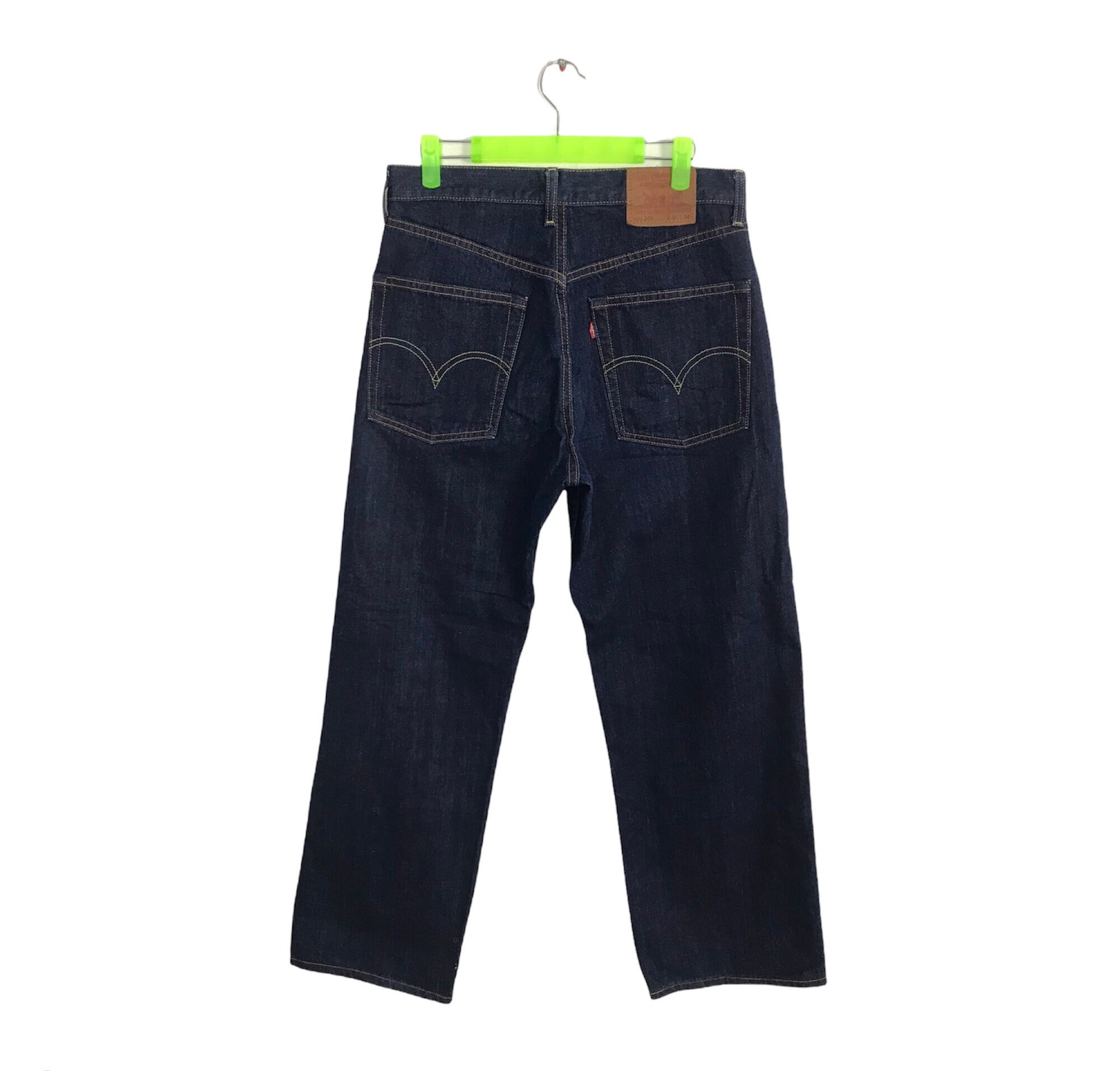 Vintage 90s Levi's & Strauss Lot 504 Distressed Denim Jeans Indigo