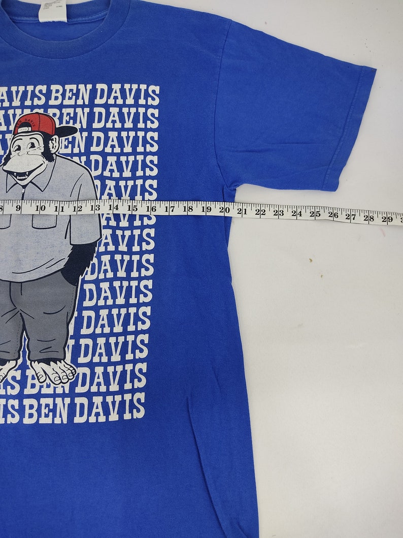 Vintage 90s Ben Davis USA Big Ape Logo Spell Out Tee T-shirt Printed Modern Classic Fashion Inspired Designer Streetwear