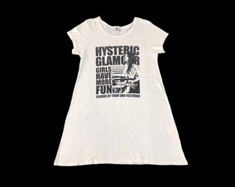 Vintage Hysteric Glamour Girl Have More Fun Sound Of Today and Yesterday Inspired Designer  Streetwear Japanese Brand Size S K330