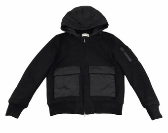 Vintage Global Work Varsity Hoodies Jacke Gesteppter Innenreißverschluss Doppeltasche Klassische, moderne Mode, Inspiriert Designer L XL Streetwear M137