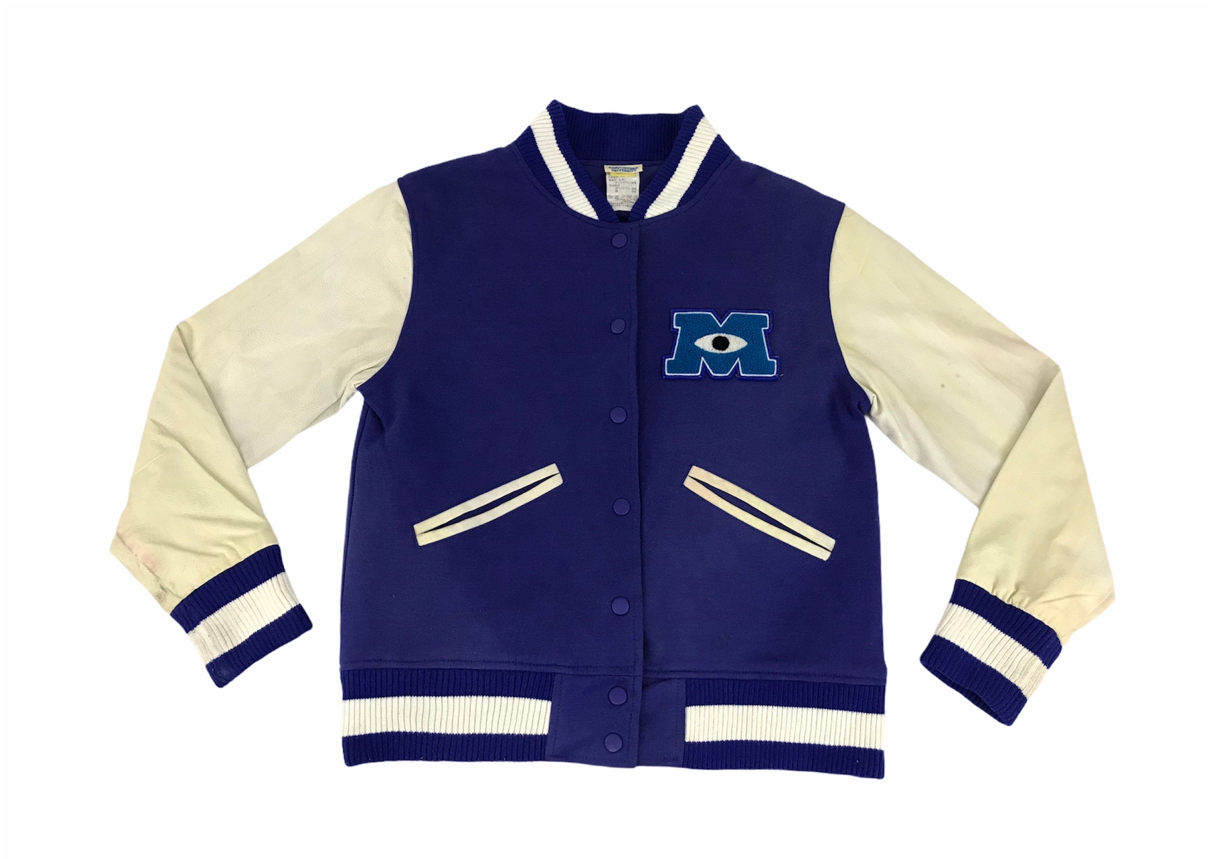 Zenitsu Agatsuma Pattern Demon Slayer Varsity Jacket - Anime Ape