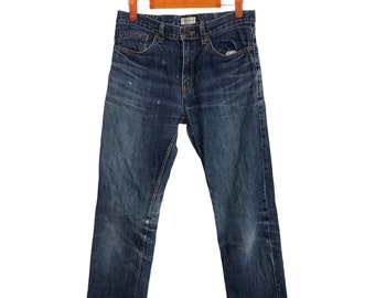 Vintage Evisu No 2 Yamane Cotton Dark Indigo Denim Selvedge Jeans