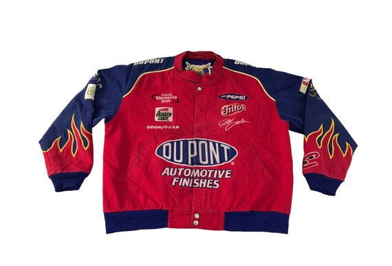 Vintage 90s Dupont Automotive Finish Jeff Hamilton Nascar Winston 