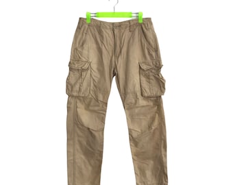 Pantaloni cargo vintage per cani da casa, pantaloni jeans, designer ispirato, abbigliamento tattico tecnico unisex, adatto alla taglia 31, streetwear K248