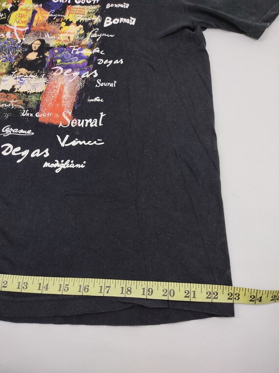 Vintage Sol's Monalisa Art Designer Van Gogh Vincci Monet Tee T