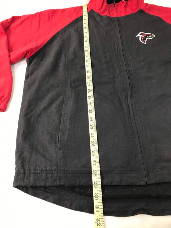 Vintage Reebok NFL Falcons Hoodies Jacket Zipper … - image 9