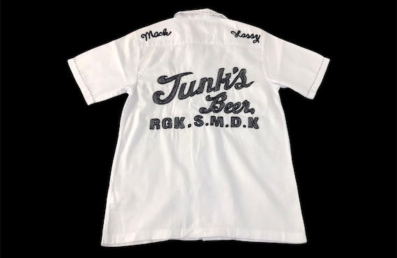 Vintage Junk Star Clothing Stiching Logo Spell Out Shirt