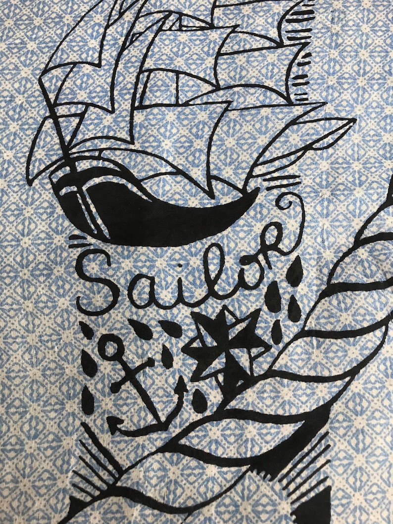 Vintage Silk Scarf Sailor Big Printed Nice Printed Scarf Classic Tools Motif Luxury Fashion Inspired Designer Brand Accessories L572