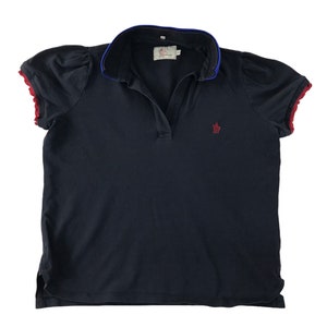 Moncler Grenoble Embroidery Small Logo Plain Design Polo Tee T-shirt Style Streetwear Inspired Designer Youth Girl Size S K2180j