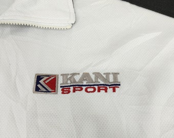Vintage Karl Kani Jeans Sport Big Logo Jersey Jacket Rap Hip Hop