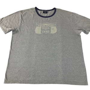 Vintage Polo Sport Ralph Lauren Hall Of Fame Tee T-shirt Printed Design Inspired Designer Streetwear Size XL R050j