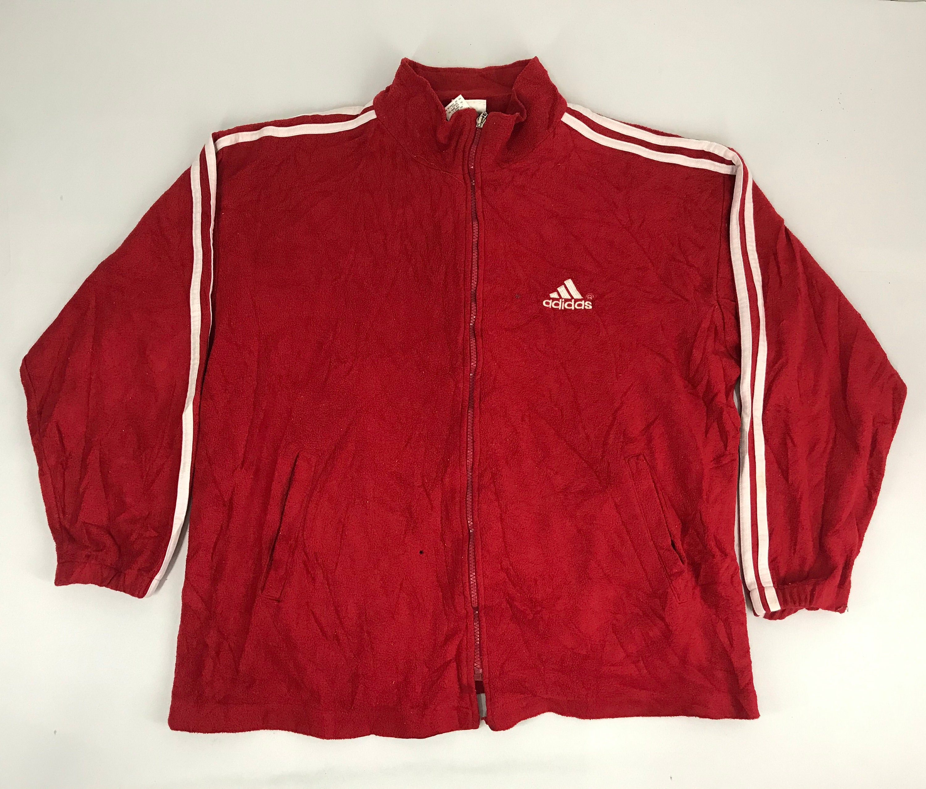 Vintage Adidas Fleece Sweatshirt Hoodies Jacket Inspired | Etsy